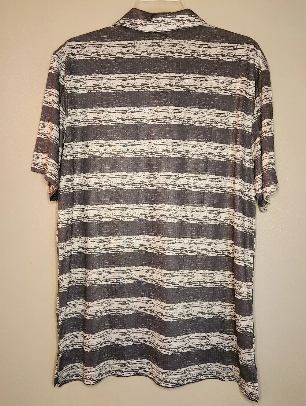 Adidas Men’s Striped Golf Polo Size Large